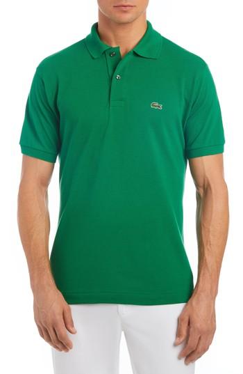 Men's Lacoste Slim Fit Pique Polo (s) - Green
