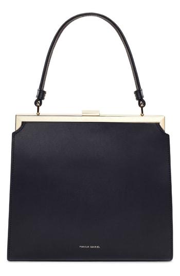 Mansur Gavriel Elegant Leather Bag - Black