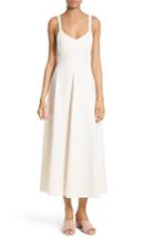 Women's Elizabeth And James Cynthia Fit & Flare Midi Dress - Ivory