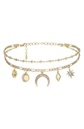 Women's Ettika Mirror Charm Choker Necklace