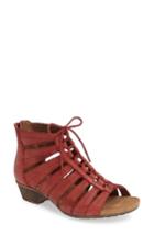 Women's Rockport Cobb Hill 'gabby' Lace-up Sandal M - Red