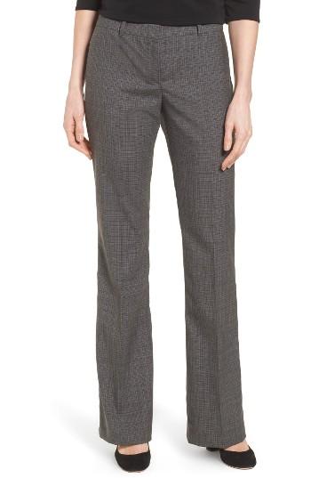 Women's Boss Tulea3 Plaid Stretch Wool Suit Trousers