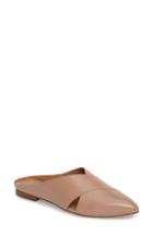 Women's Linea Paolo Mora Cross Strap Mule .5 M - Beige