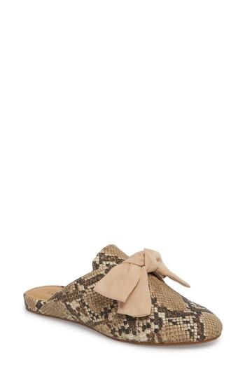 Women's Lucky Brand Florean Bow Loafer Mule M - Beige