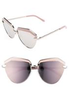Women's Karen Walker Jacinto 61mm Sunglasses - Rose Gold/ Pink