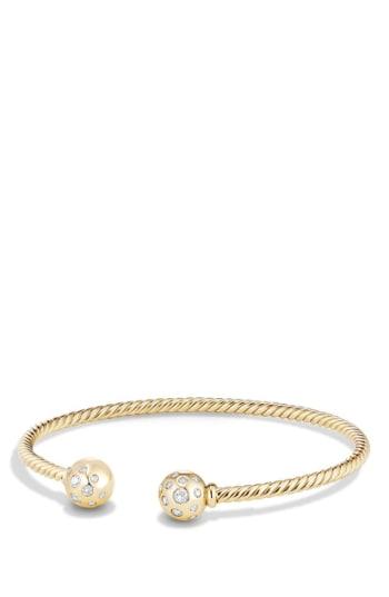 Women's David Yurman 'solari' Bracelet With Diamonds In 18k Gold