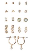 Women's Bp. 9-pack Crystal Earrings