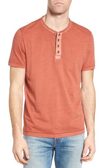 Men's Jeremiah Edmund Pigment Jersey Henley - Red