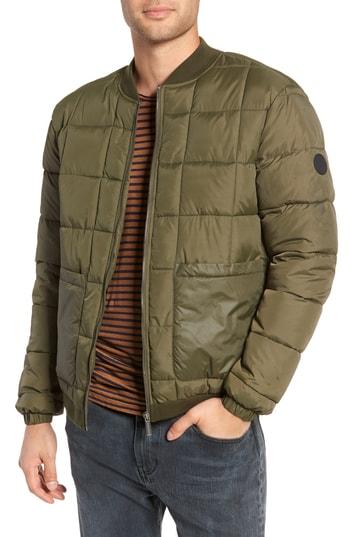 Men's Native Youth Quilted Short Jacket - Green