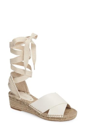 Women's Soludos Espadrille Wedge M - Ivory