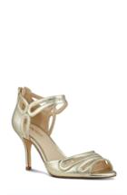 Women's Nine West Gamel Sandal M - Metallic