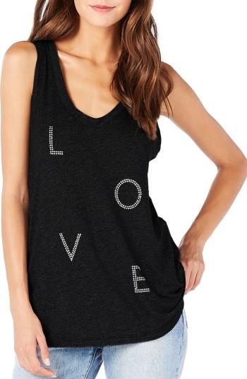 Women's Michael Stars Love Tank Top, Size - Black