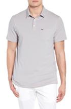 Men's Vineyard Vines Edgartown Stripe Stretch Polo - Orange