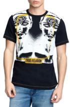 Men's True Religion Brand Jeans Two Faced T-shirt - Black