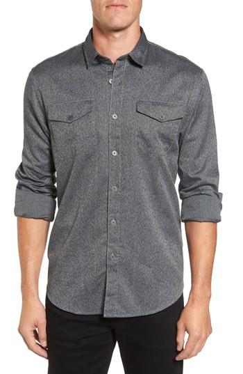 Men's Coastaoro Doral Flannel Shirt, Size - Black