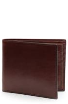 Men's Bosca Aged Leather Executive Rifd Wallet - Brown