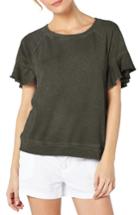 Women's Michael Stars Burnout Tee - Green