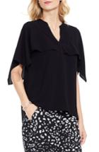 Women's Vince Camuto Capelet Overlay Blouse - Black