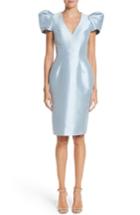 Women's Rubin Singer Puff Sleeve Silk Blend Sheath Dress