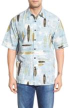 Men's Kahala 'surfboard' Fit Sport Shirt, Size Small - Blue