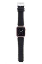 Women's Bezels & Bytes Extended Length Zip Teeth Leather Apple Watch Strap, 38mm