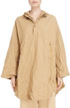 Women's Y's By Yohji Yamamoto Hooded Waterproof Parka - Beige