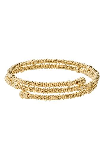 Women's Lagos Caviar 18k Gold Coil Bracelet