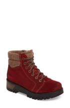 Women's Bos. & Co. Gardner Water Repellent Lace-up Boot .5-7us / 37eu - Red