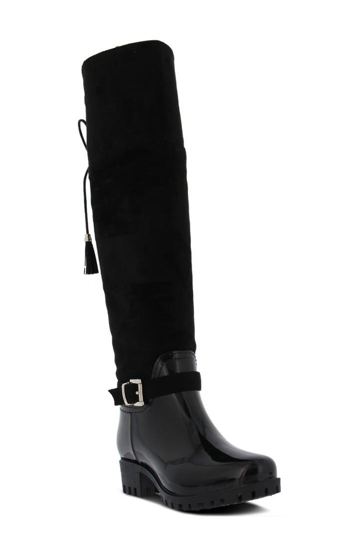 Women's Spring Step Mattie Over The Knee Waterproof Boot .5us / 39eu - Black