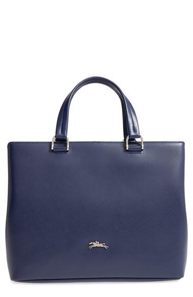 Longchamp 'medium Honore 404' Leather Tote -