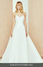 Women's Nouvelle Amsale Shea Taffeta Ballgown, Size In Store Only - White