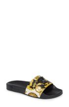 Women's Versace Palazzo Slide Sandal Us / 36eu - Metallic