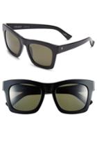 Women's Electric 'crasher' 54mm Retro Sunglasses - Gloss Black/ Grey