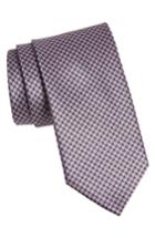 Men's Brioni Neat Silk Tie, Size - Pink