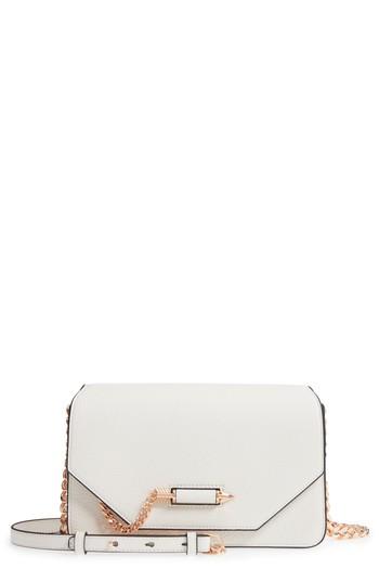 Mackage Cortney Nappa Leather Shoulder/crossbody Bag - White