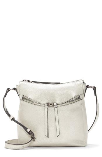 Vince Camuto Staja Leather Crossbody Bag - Metallic