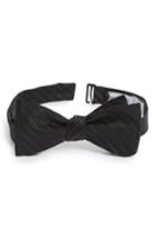 Men's Calibrate Shimmer Bow Tie, Size - Black