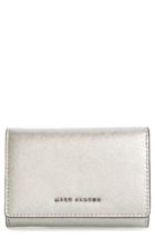Women's Marc Jacobs Metallic Leather Wallet -