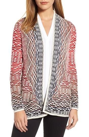 Women's Nic+zoe Fireside Cardigan - Red