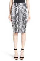 Women's St. John Collection Raja Snakeskin Knit Pencil Skirt