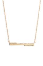 Women's Vince Camuto Pave Bar Pendant Necklace