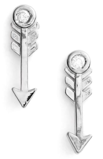 Women's Shy By Sydney Evan Diamond Arrow Stud Earrings