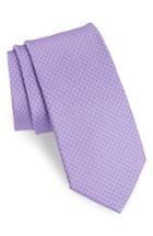 Men's Bonobos Newlyn Geometric Silk Tie, Size - Purple