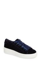 Women's Steve Madden Bertie-v Platform Sneaker M - Blue