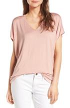 Women's Amour Vert 'mayr' V-neck Tee, Size - Pink