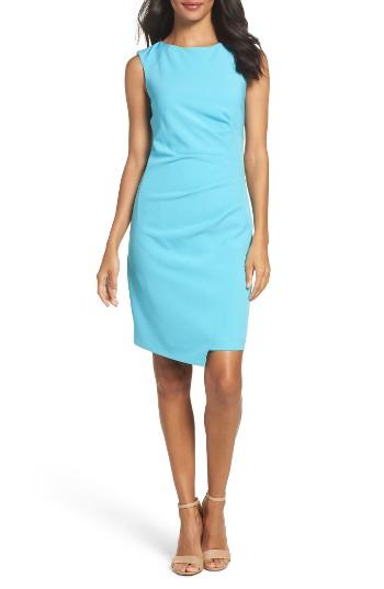 Women's Adrianna Papell Stretch Sheath Dress - Blue