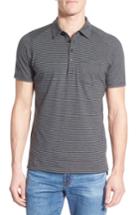 Men's Nau 'echo' Stripe Jersey Organic Cotton Polo