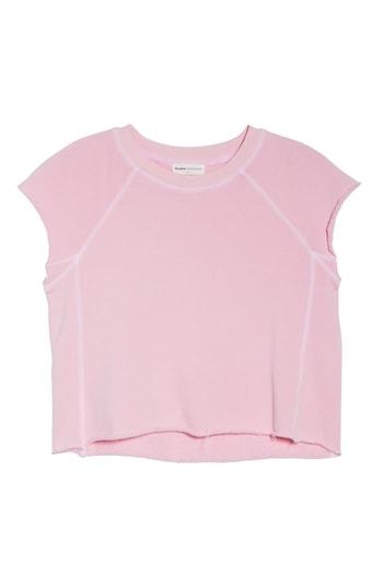 Women's David Lerner Sleeveless Raw Hem Crop Top
