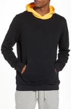 Men's The Rail Colorblock Hoodie Sweatshirt, Size - Black
