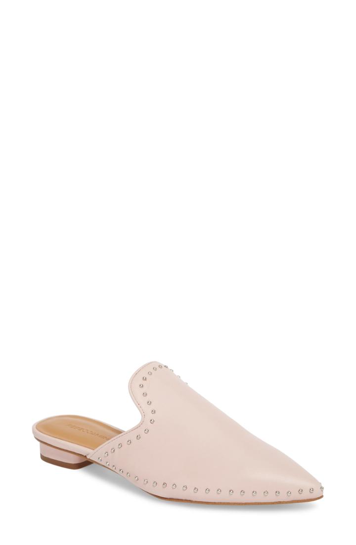 Women's Rebecca Minkoff Chamille Studded Mule .5 M - Pink